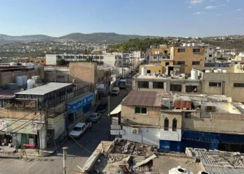 A general view of the ‘Jerash Camp’, also known as the ‘Gaza Camp’, in which 35,000 Palestinian refugees live, in Jerash, Jordan on October 29, 2023 [Laith Al-jnaidi/Anadolu via Getty Images]