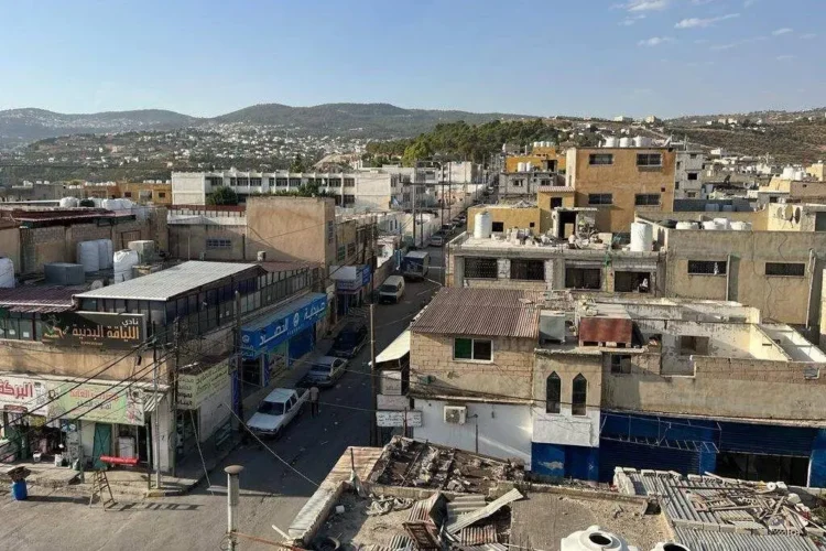 A general view of the ‘Jerash Camp’, also known as the ‘Gaza Camp’, in which 35,000 Palestinian refugees live, in Jerash, Jordan on October 29, 2023 [Laith Al-jnaidi/Anadolu via Getty Images]