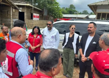 KRCS inspects Rohingya camps in Bangladesh